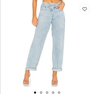 Agolde Criss Cross Upsized Jean in Suburbia